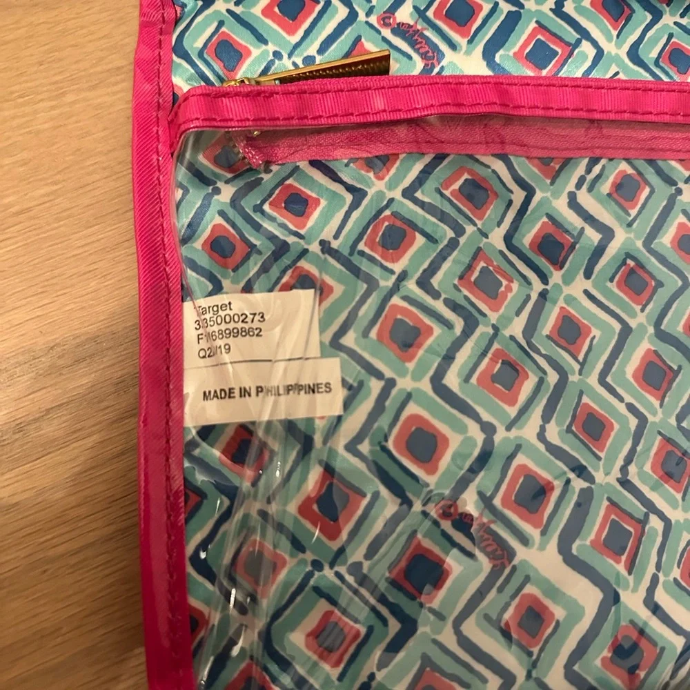 Lilly Pulitzer for Target Pink and Blue Patterned Hanging Organizer